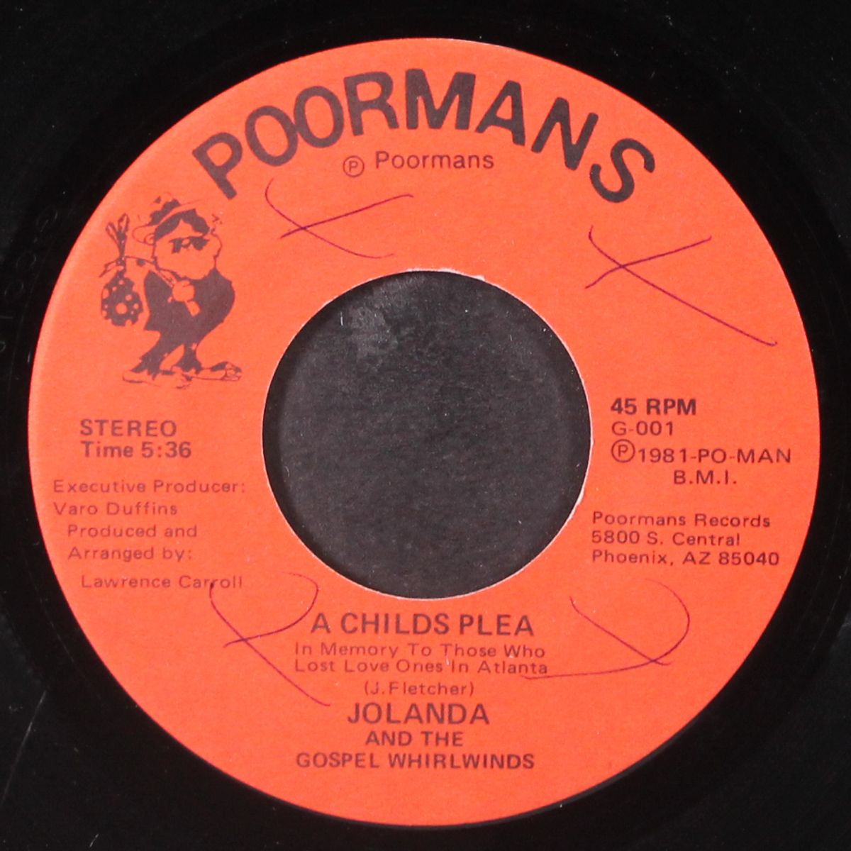 a child's plea / don't ring the bell by JOLANDA & GOSPEL WHIRLWINDS