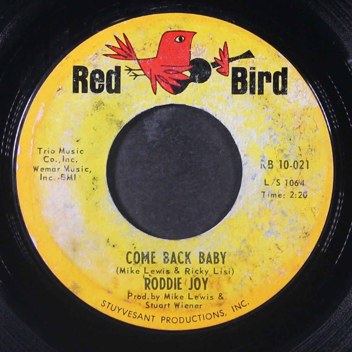 come back baby / love hit me with a wallop by RODDIE JOY