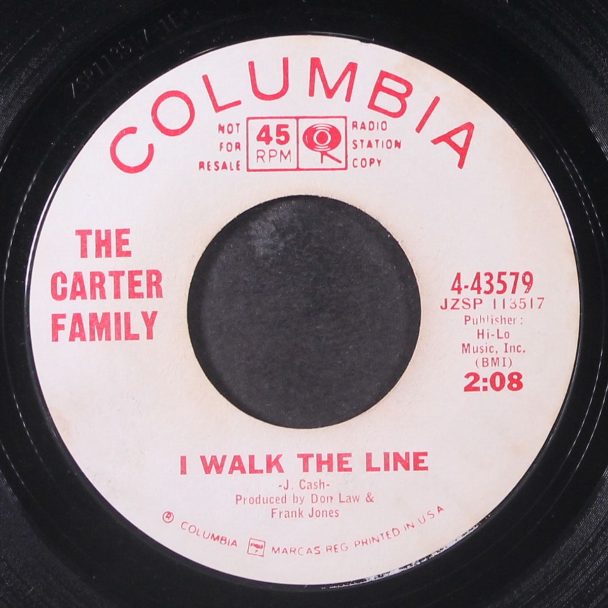 i walk the line / for lovin' me by CARTER FAMILY