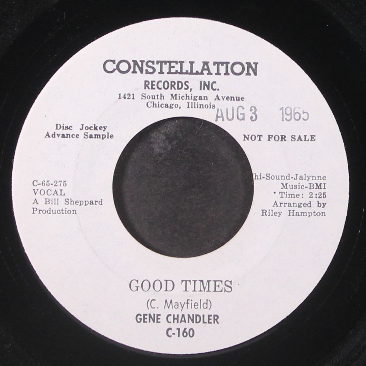 good times / no one can love you by GENE CHANDLER