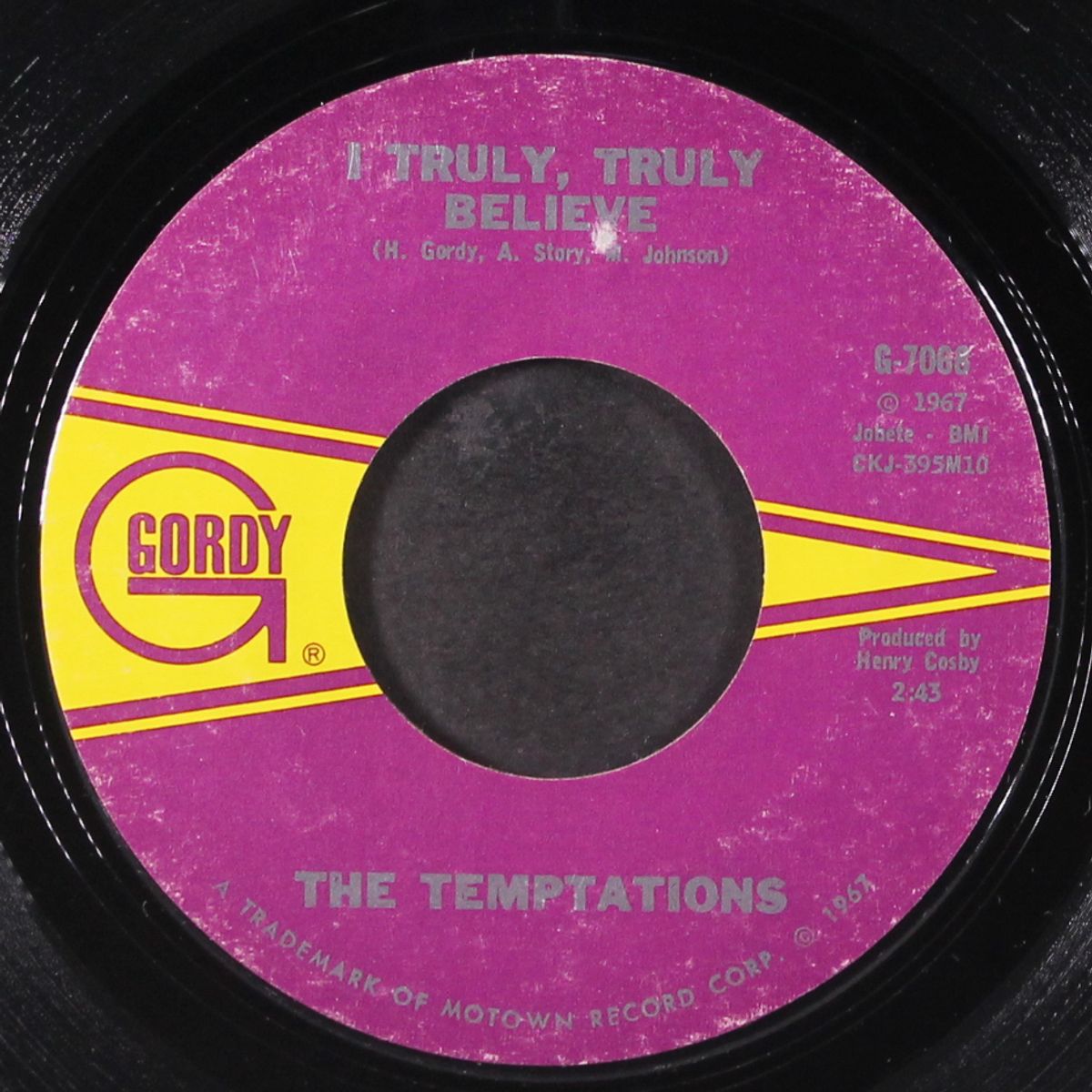 i wish it would rain / i truly, truly believe by TEMPTATIONS