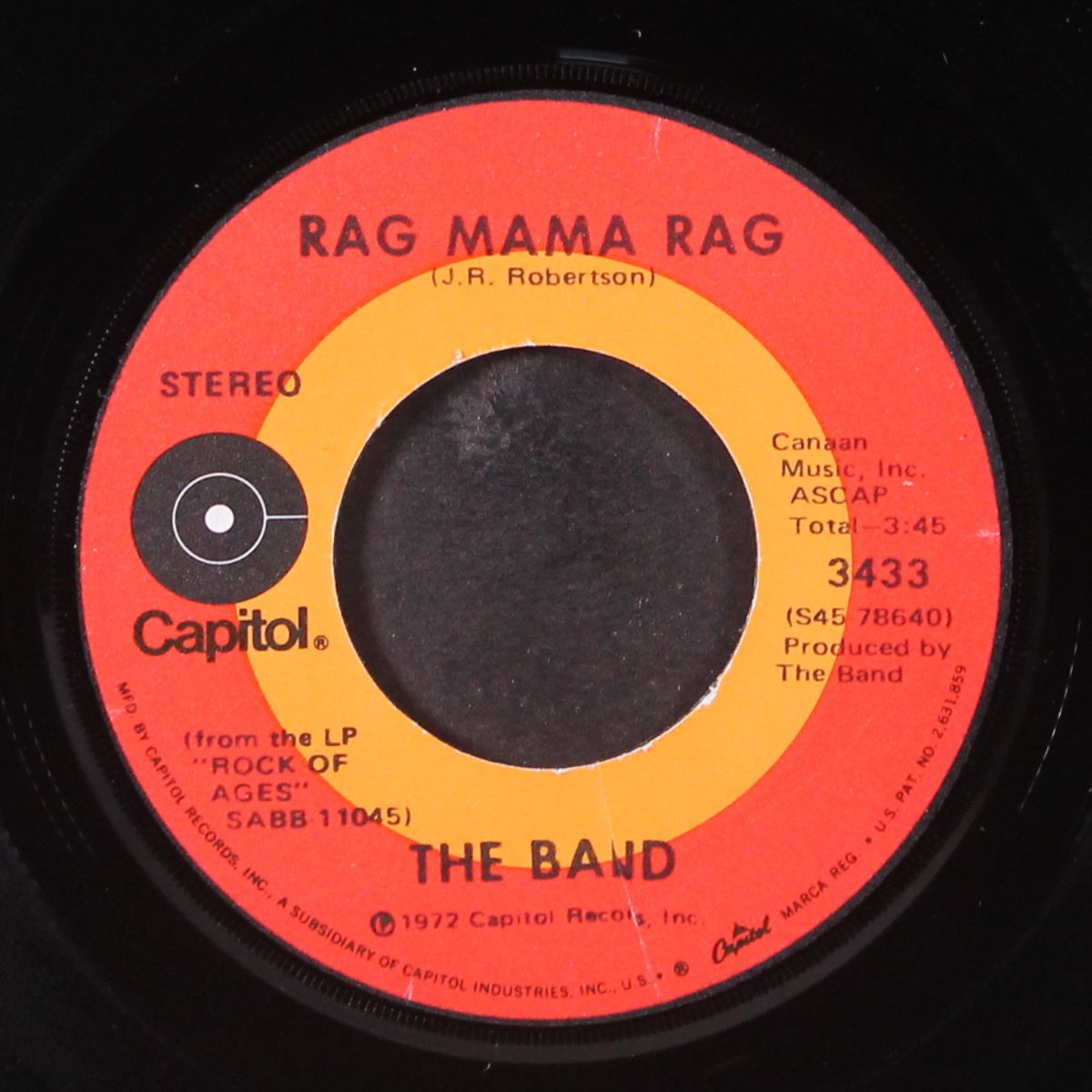 don't do it / rag mama rag by BAND