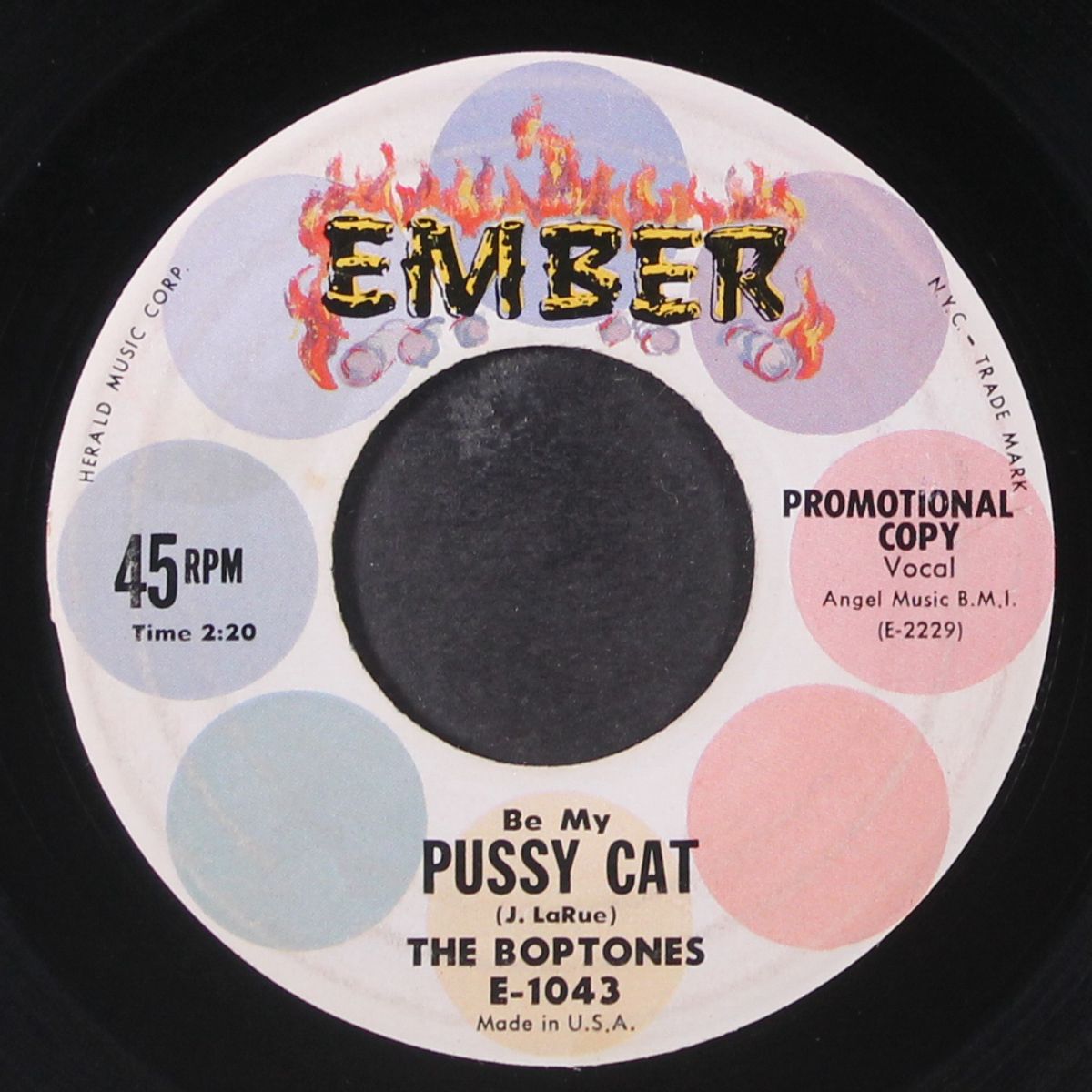 i had a love / be my pussycat by BOPTONES
