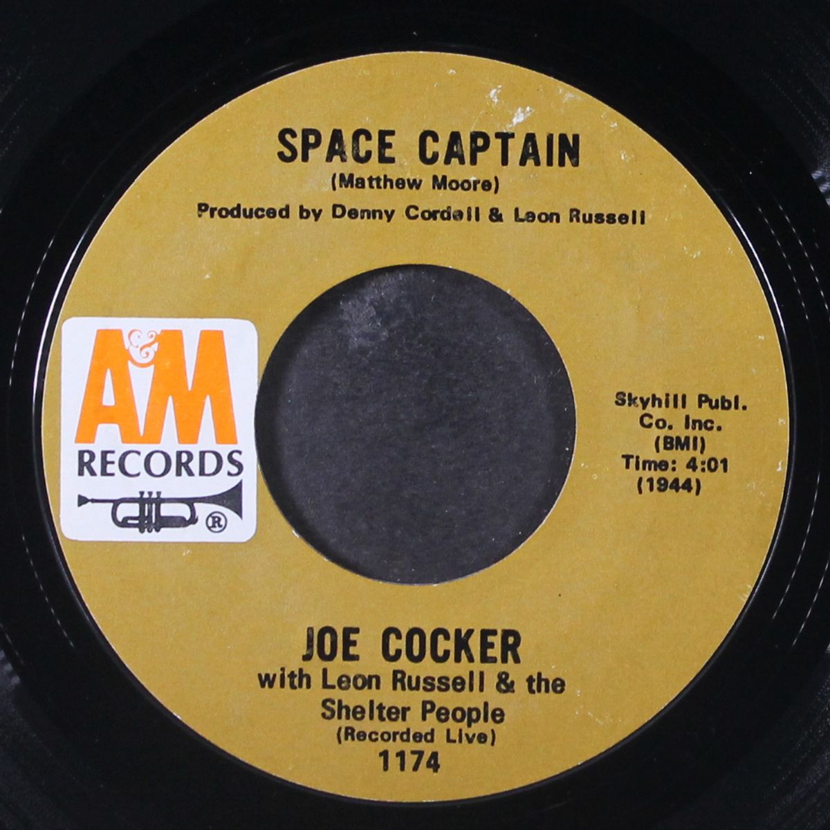the letter / space captain by JOE COCKER