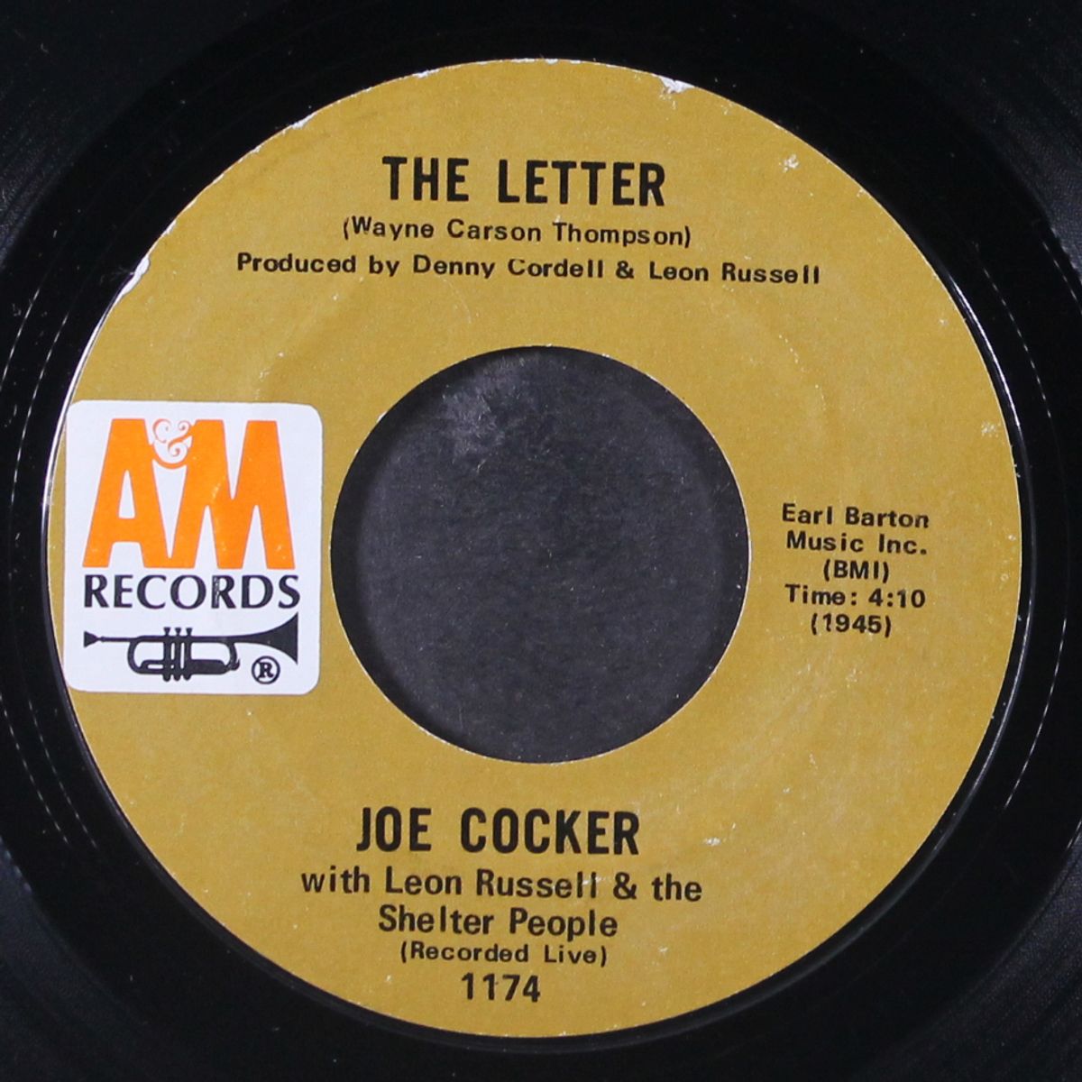 the letter / space captain by JOE COCKER