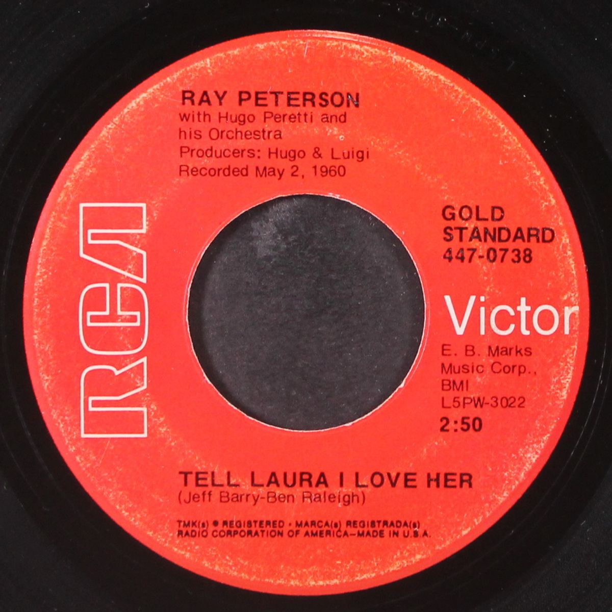 fever / tell laura i love her by RAY PETERSON