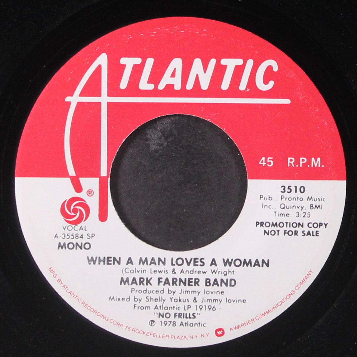 when a man loves a woman / mono by MARK FARNER BAND