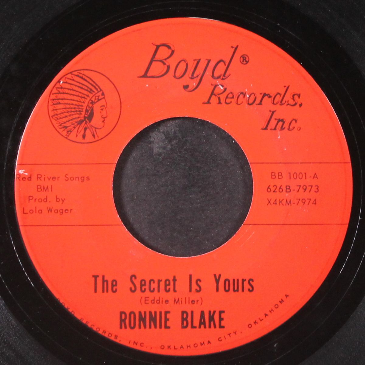 the secret is yours / time and tears by RONNIE BLAKE