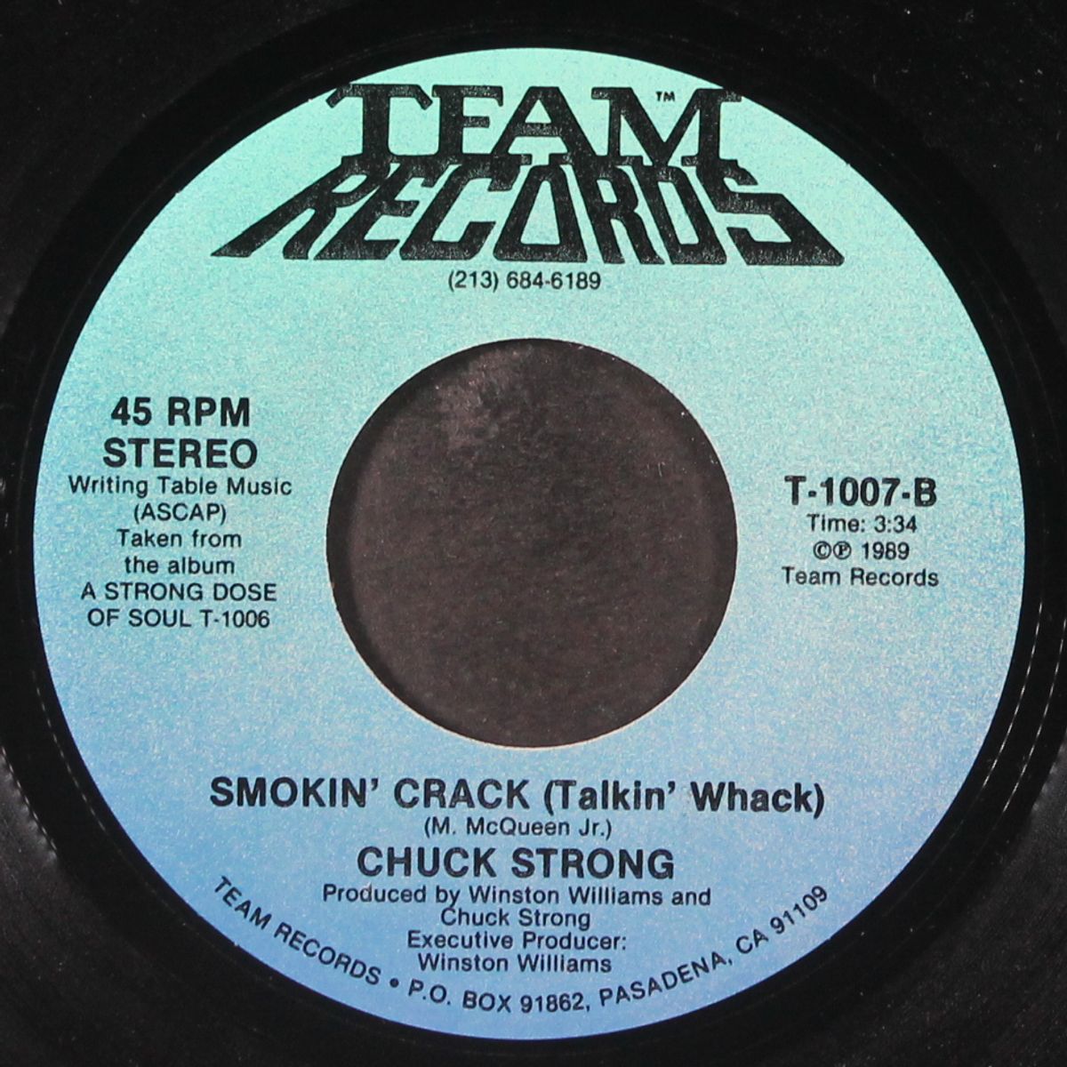 slip away / smokin' crack by CHUCK STRONG