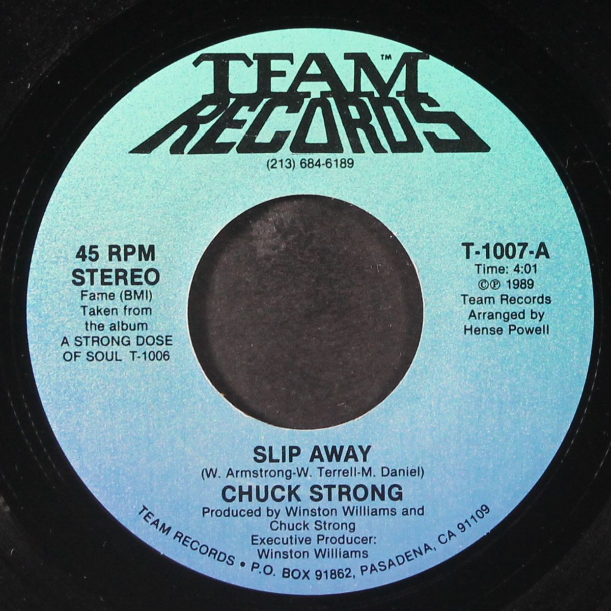 slip away / smokin' crack by CHUCK STRONG