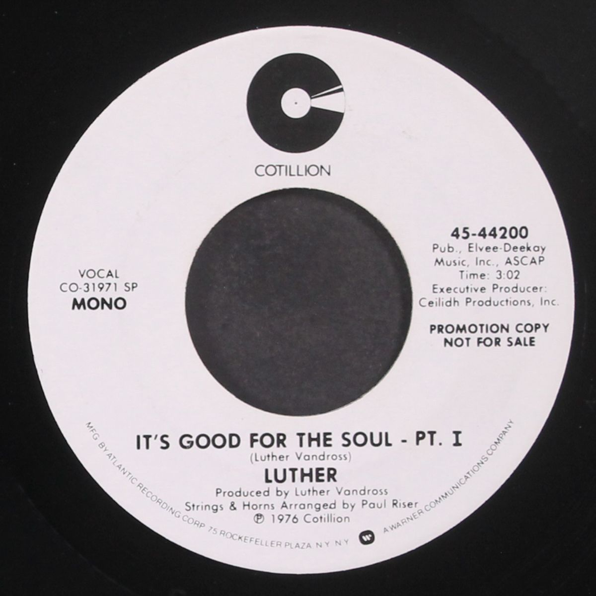 it's good for the soul, part 1 / mono by LUTHER VANDROSS