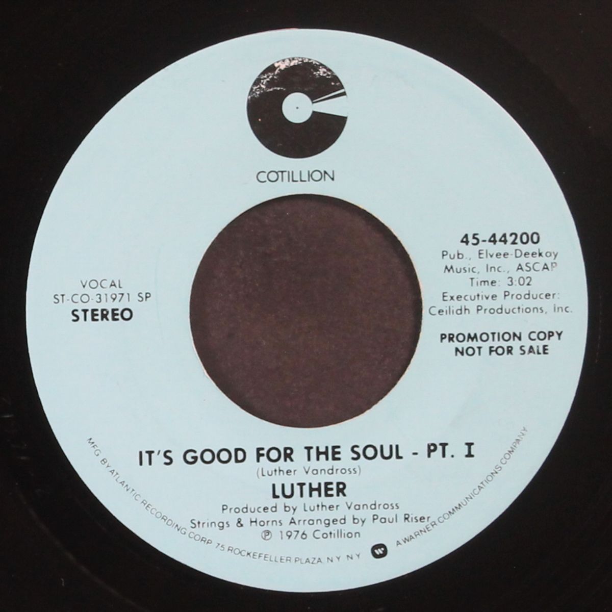 it's good for the soul, part 1 / mono by LUTHER VANDROSS