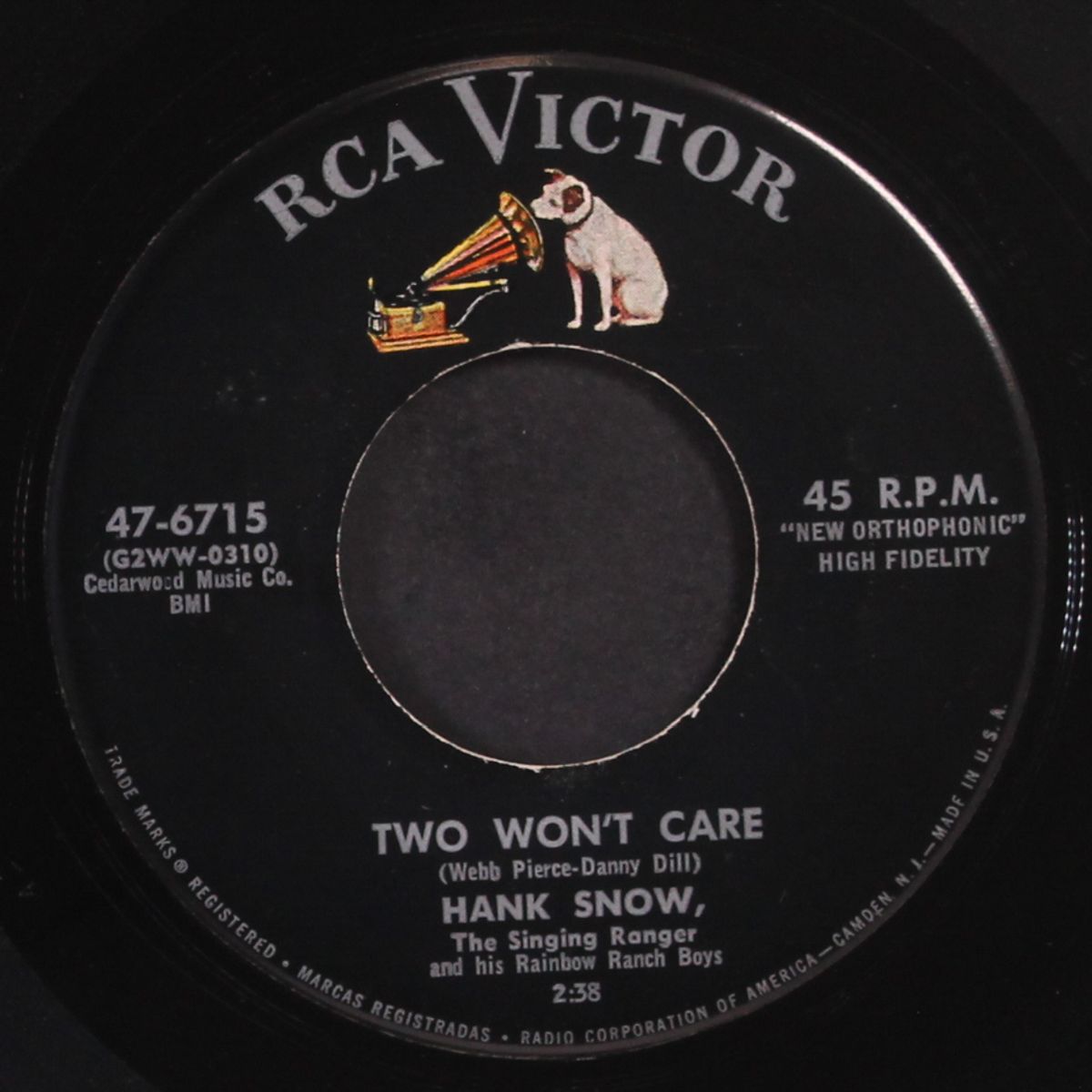 two won't care / stolen moments by HANK SNOW