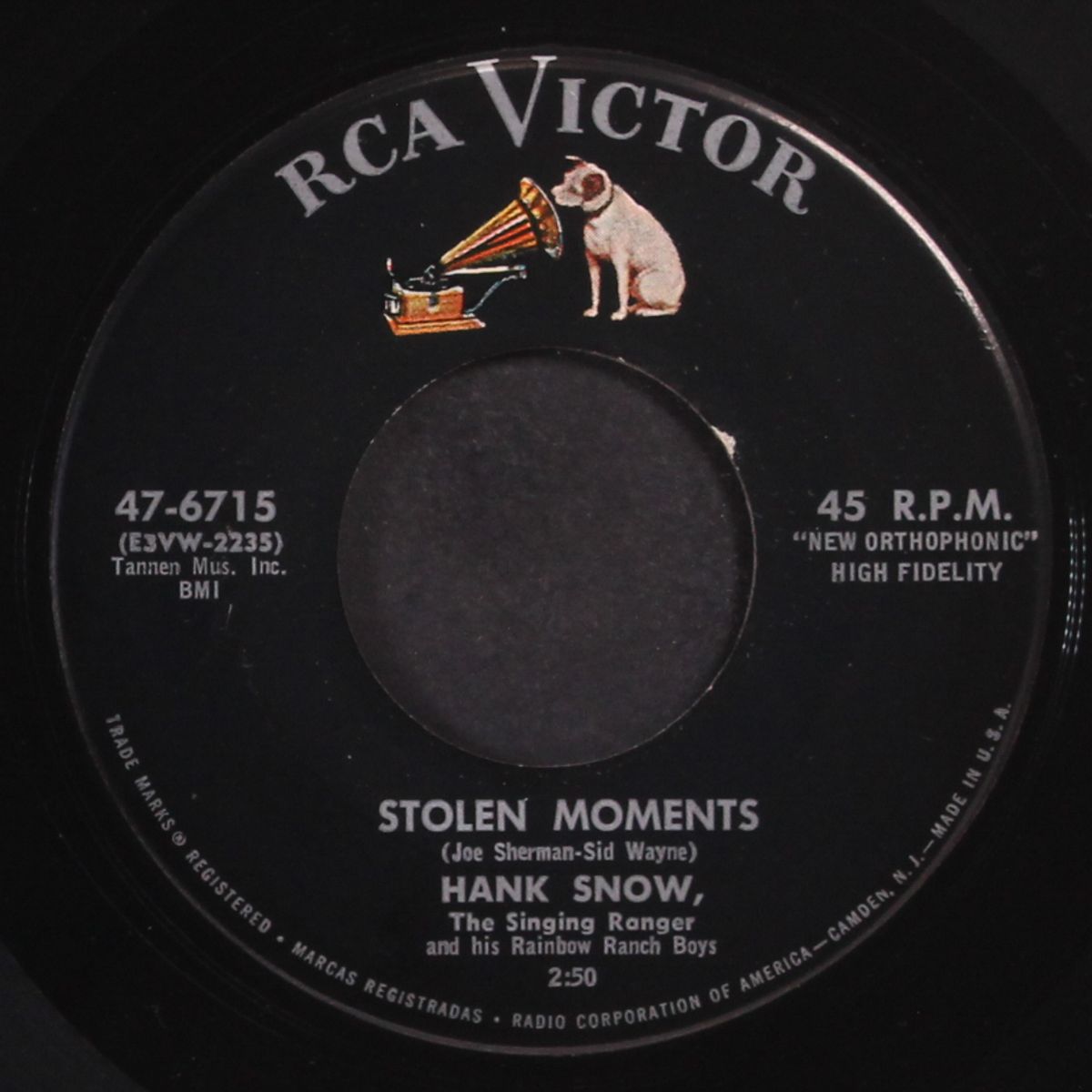 two won't care / stolen moments by HANK SNOW