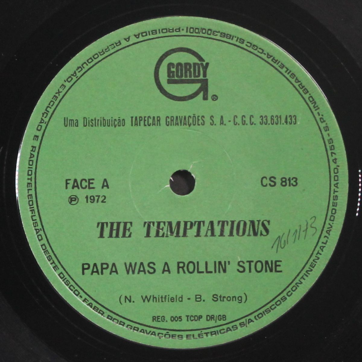 papa was a rollin' stone / mother nature by TEMPTATIONS