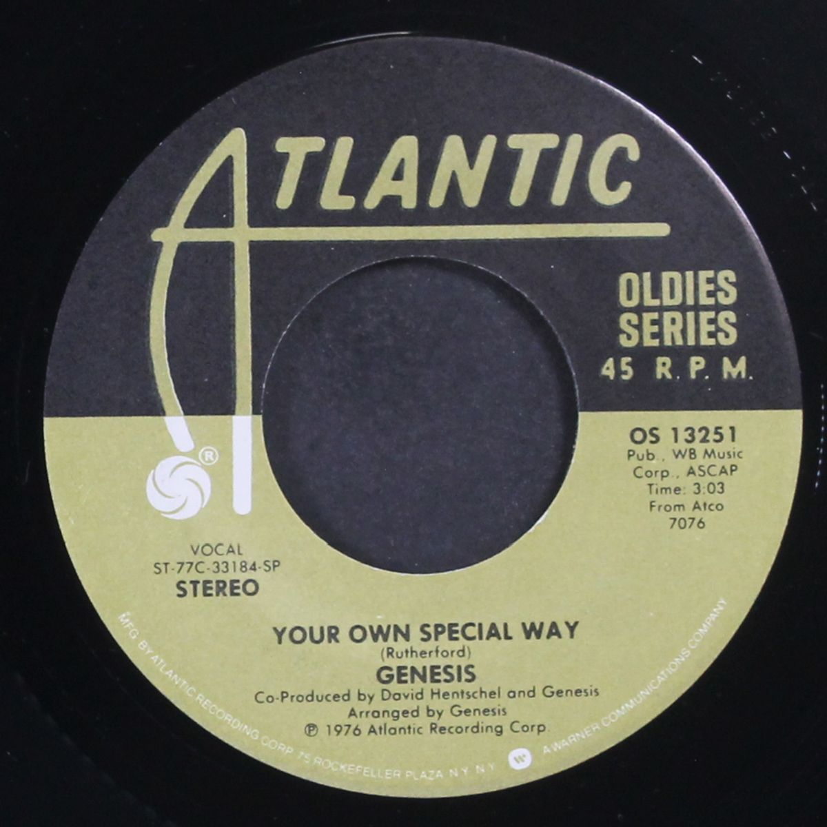 go west young man / your own special way by GENESIS