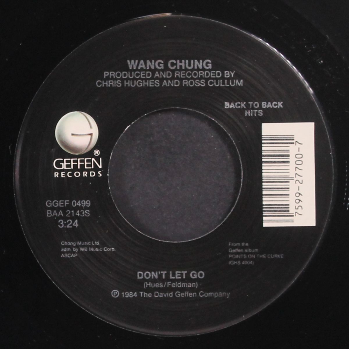 dance hall days / don't let go by WANG CHUNG