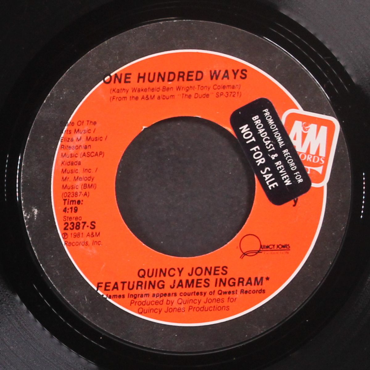 one hundred ways / vela by QUINCY JONES