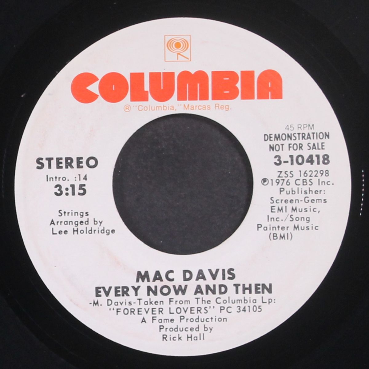 every now & then / mono by MAC DAVIS