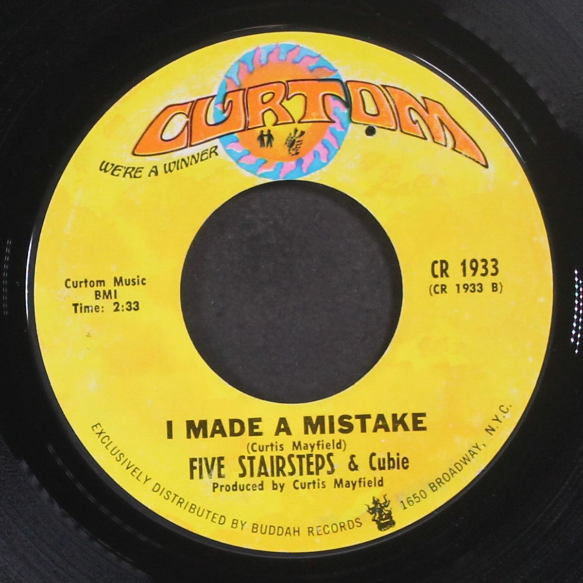 i made a mistake / stay close to me by FIVE STAIRSTEPS & CUBIE