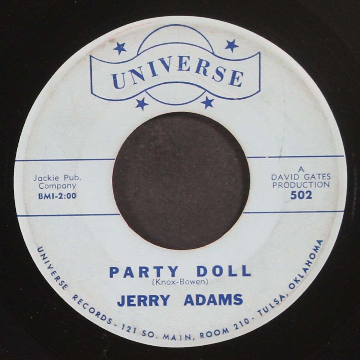 party doll / alone with a heartache by JERRY ADAMS