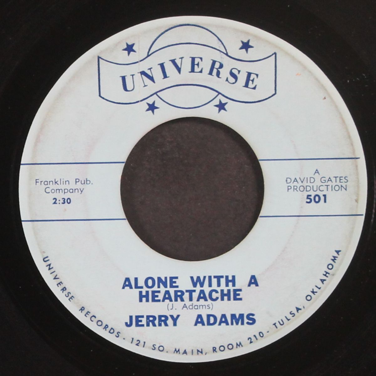 party doll / alone with a heartache by JERRY ADAMS