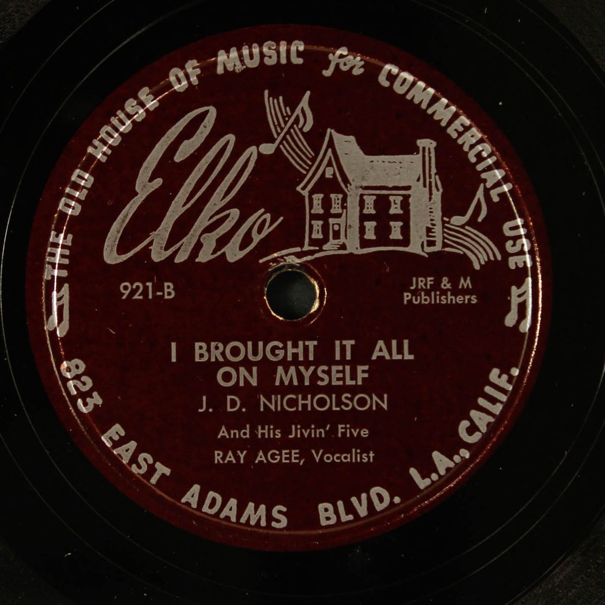 black night is gone / i brought it all on myself by J.D. NICHOLSON