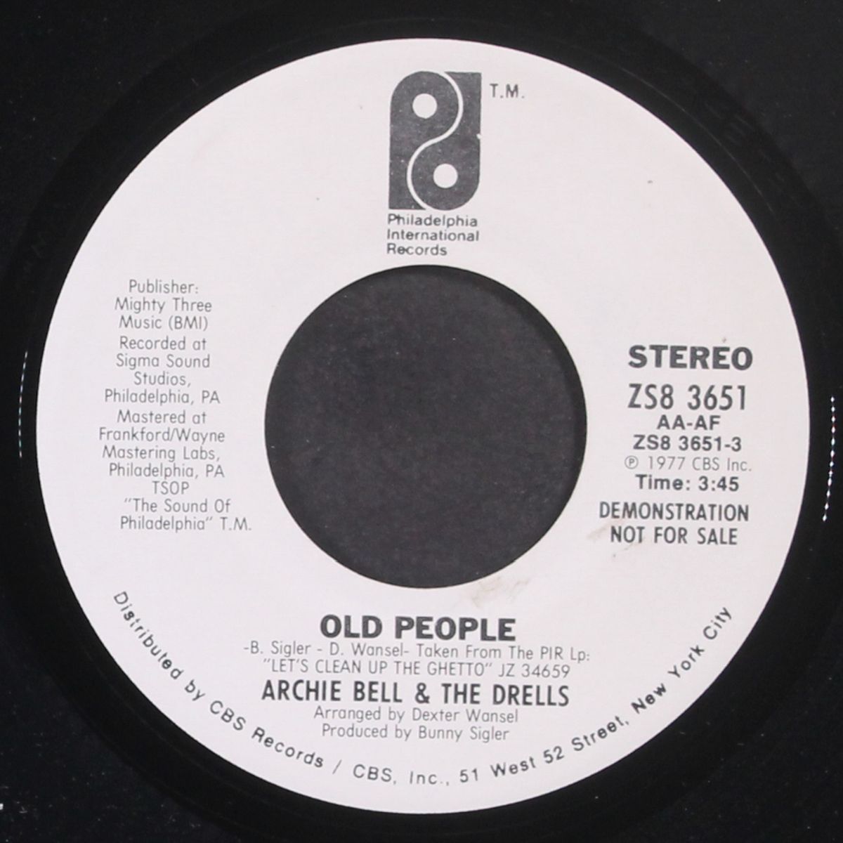 old people by ARCHIE BELL & DRELLS