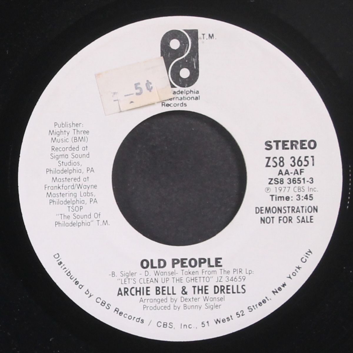 old people by ARCHIE BELL & DRELLS