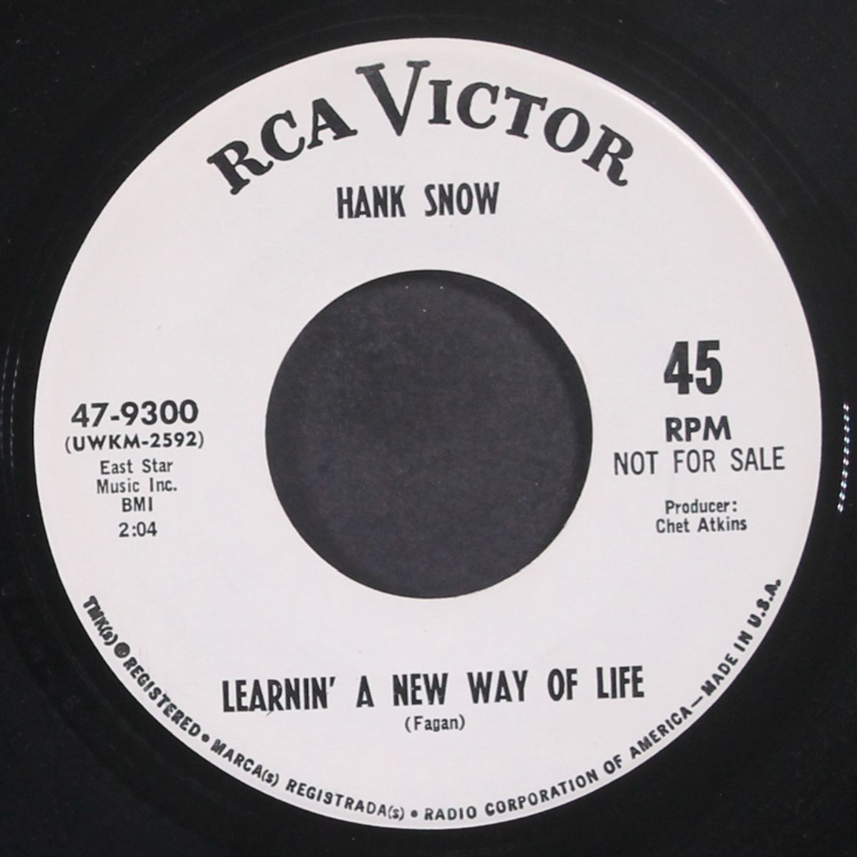 learnin' a new way of life by HANK SNOW