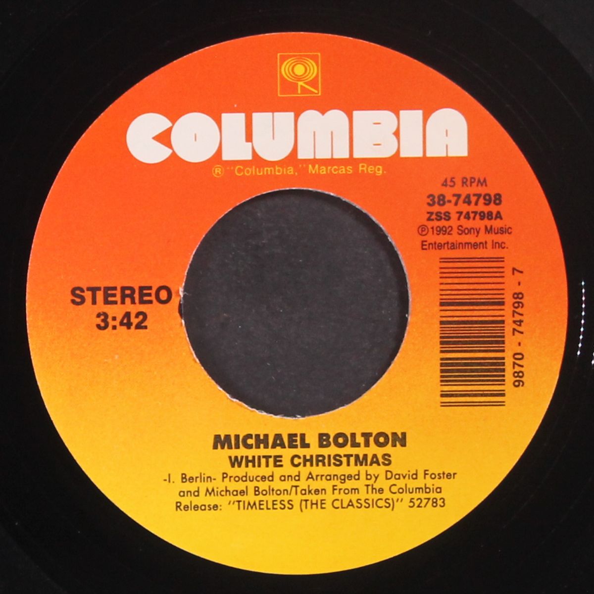 white christmas by MICHAEL BOLTON