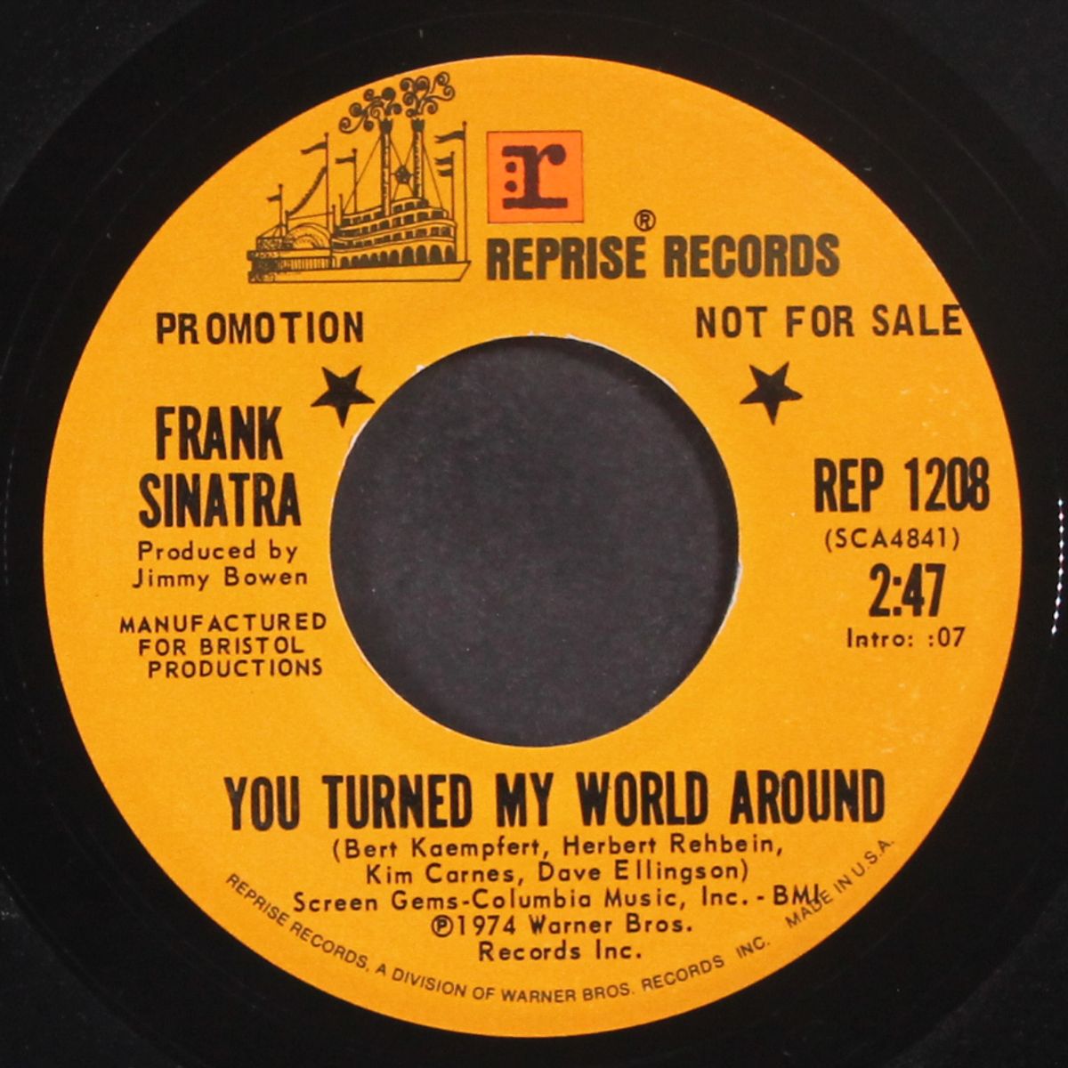 you turned my world around by FRANK SINATRA
