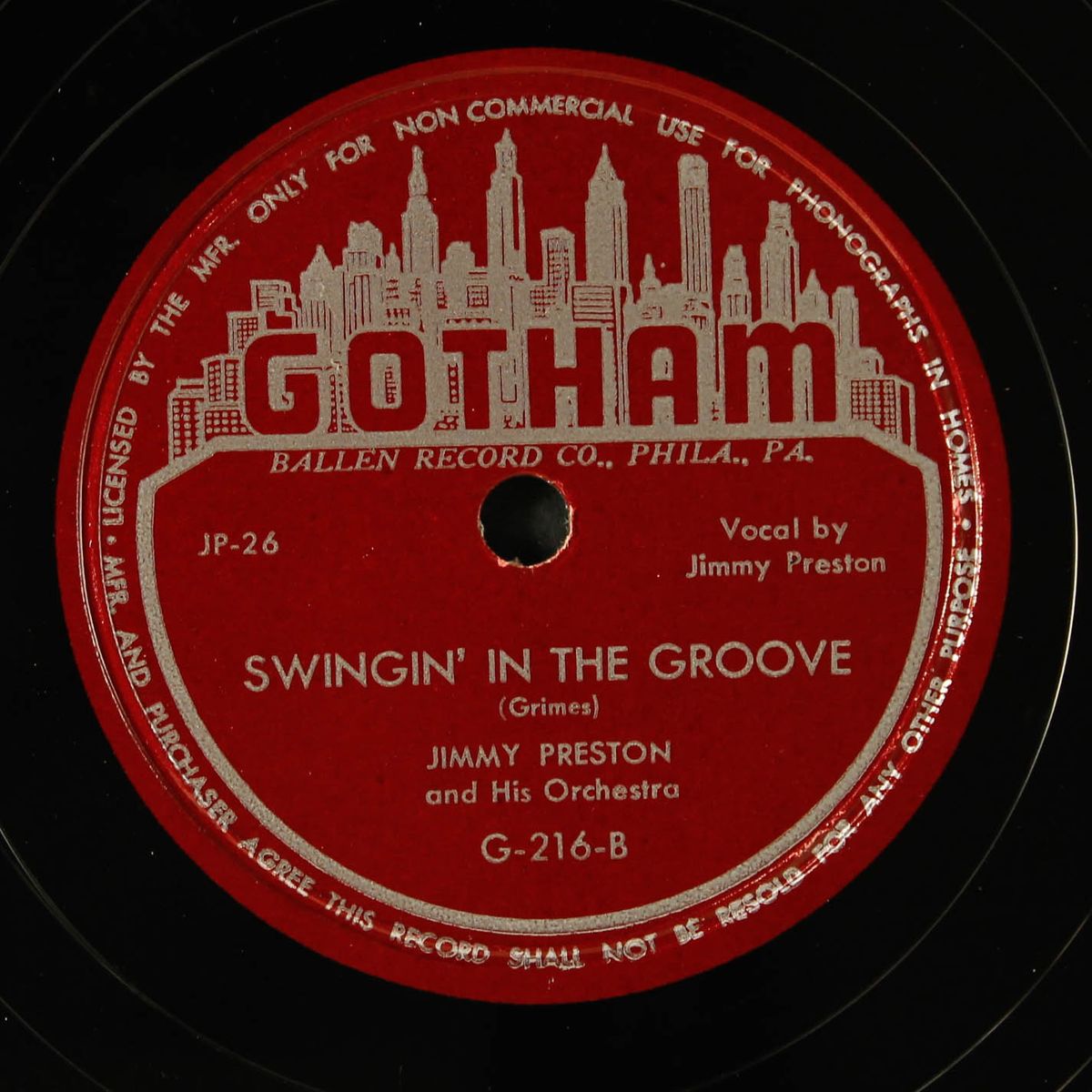 they call me the champ / swingin' in the groove by JIMMY PRESTON