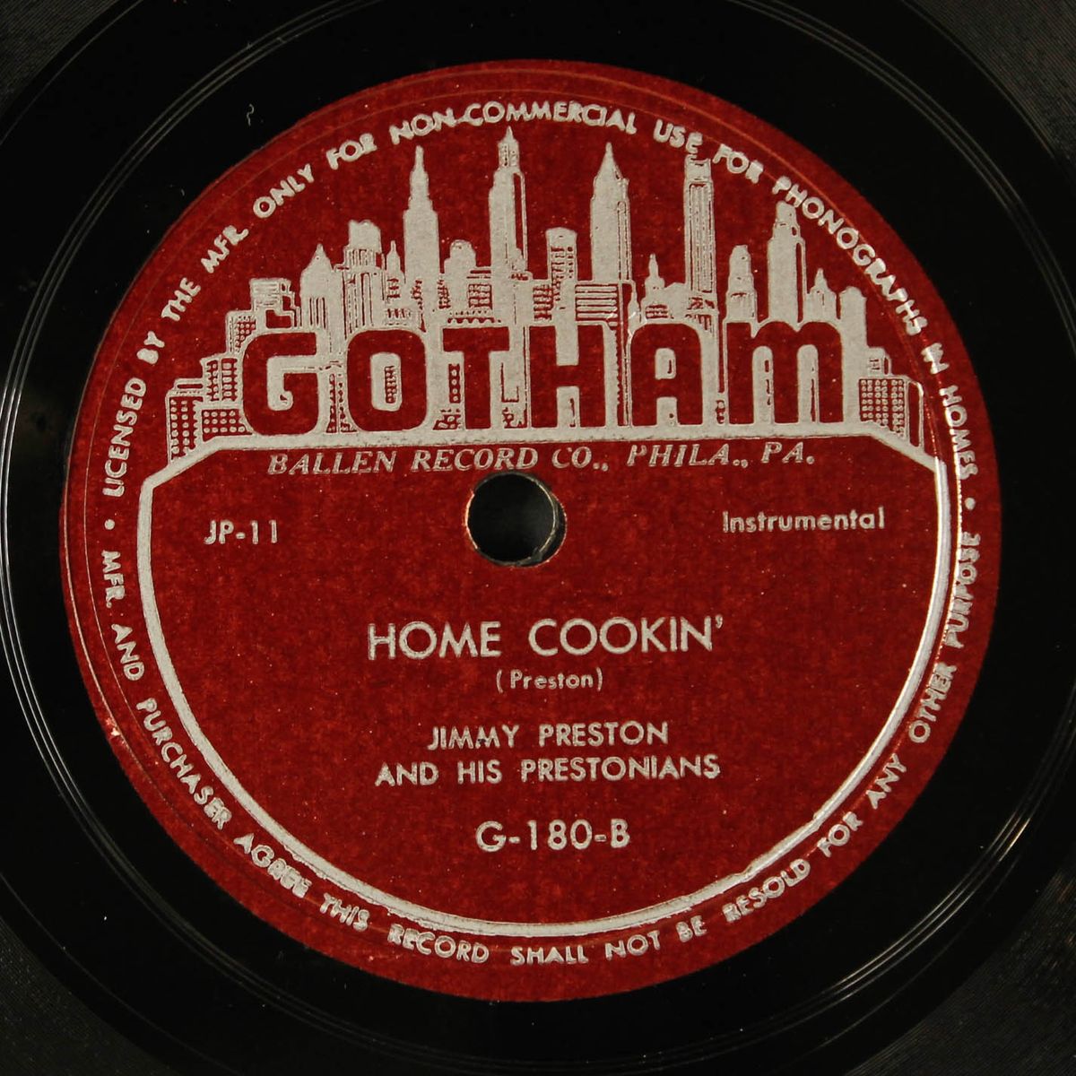 hold me, baby / home cookin' by JIMMY PRESTON