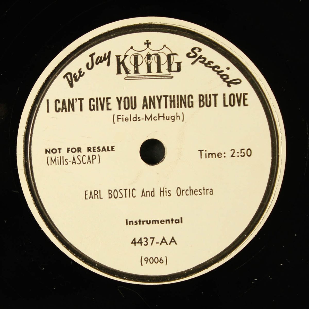 rockin' and reelin' / i can't give you anything but love by EARL BOSTIC