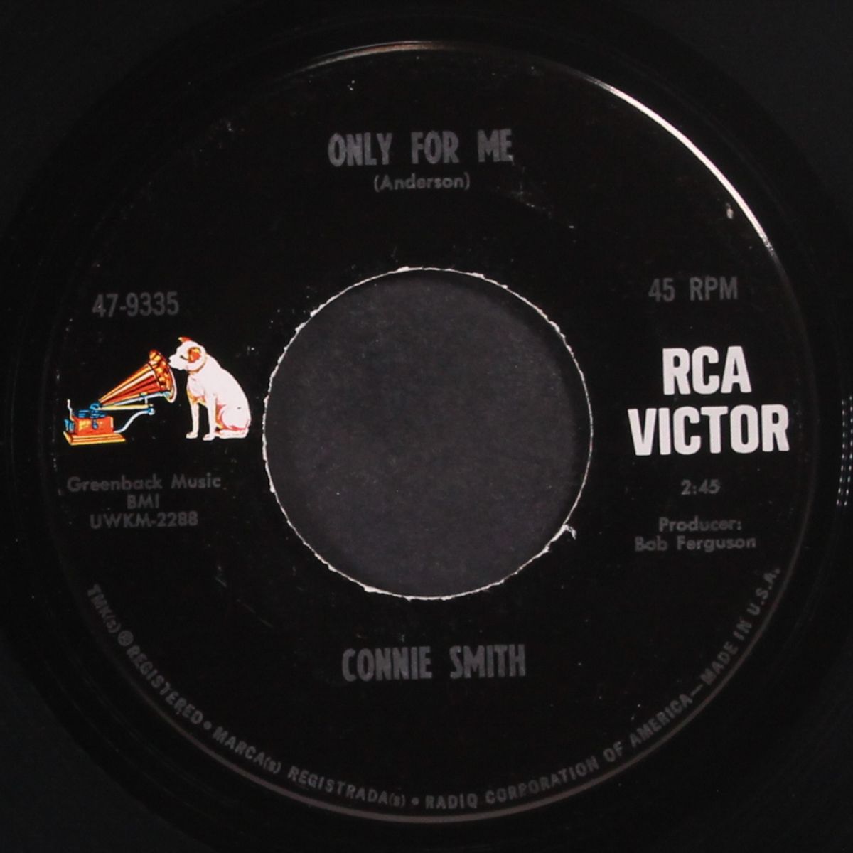burning a hole in my mind by CONNIE SMITH