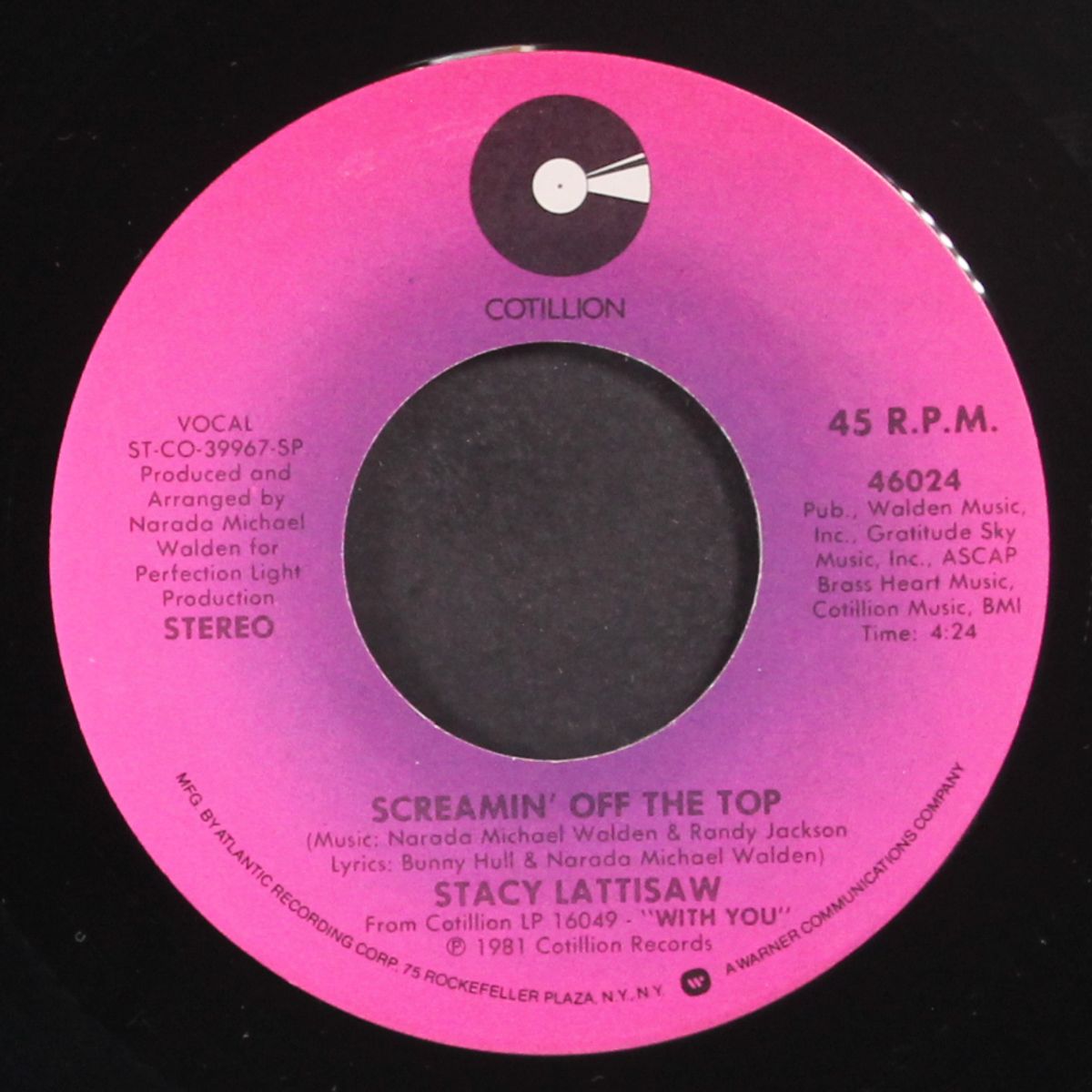 it was so easy / screamin' off the top by STACY LATTISAW