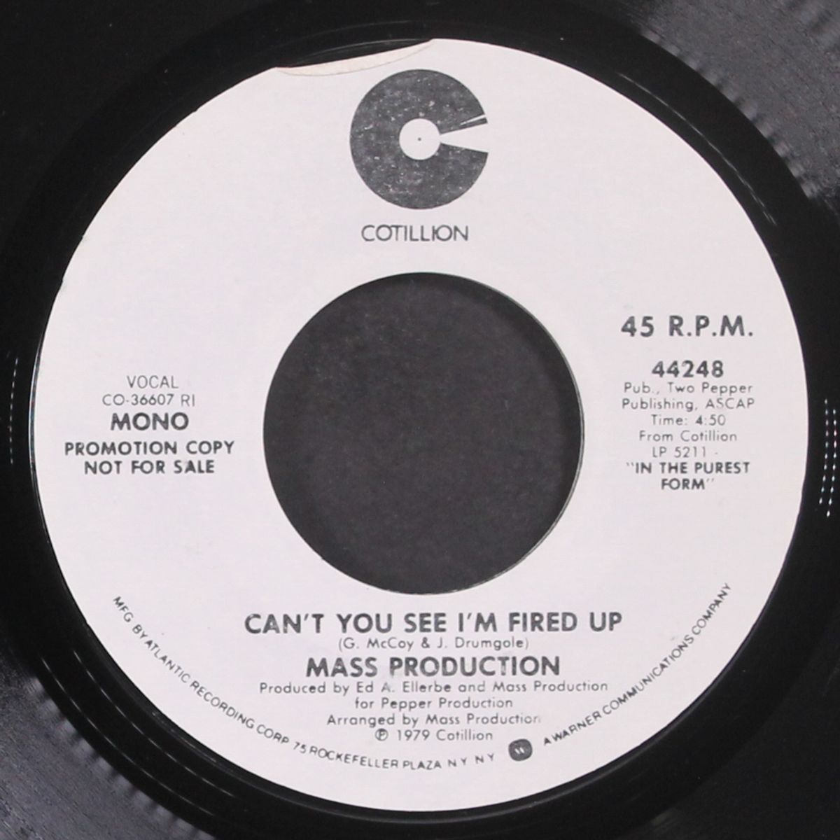 can't you see i'm fired up / mono by MASS PRODUCTION