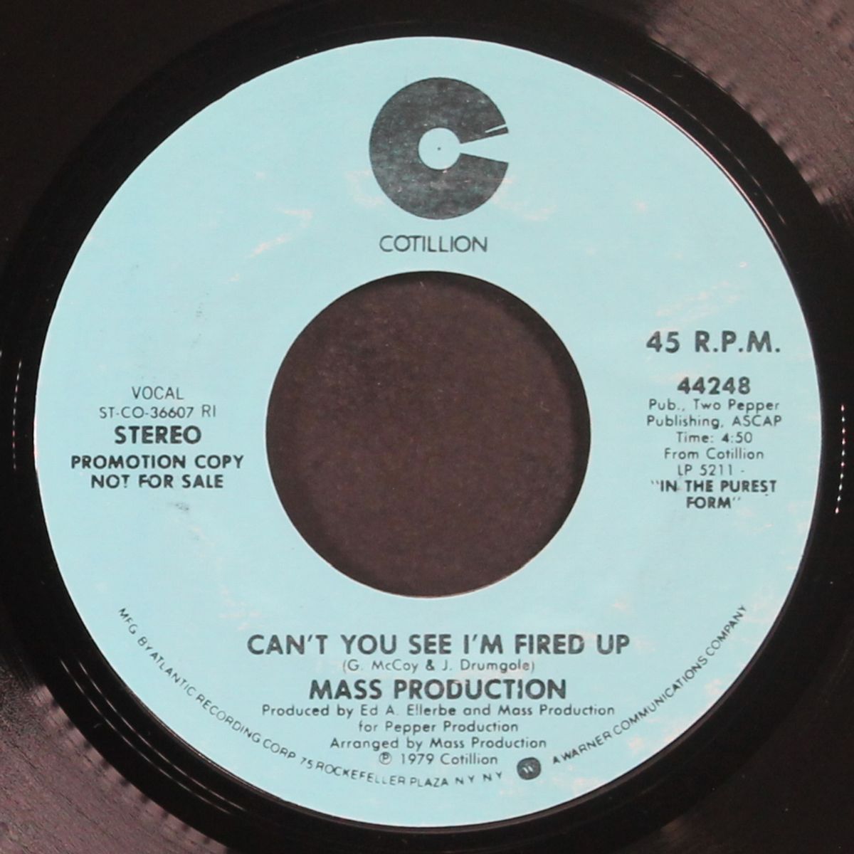 can't you see i'm fired up / mono by MASS PRODUCTION