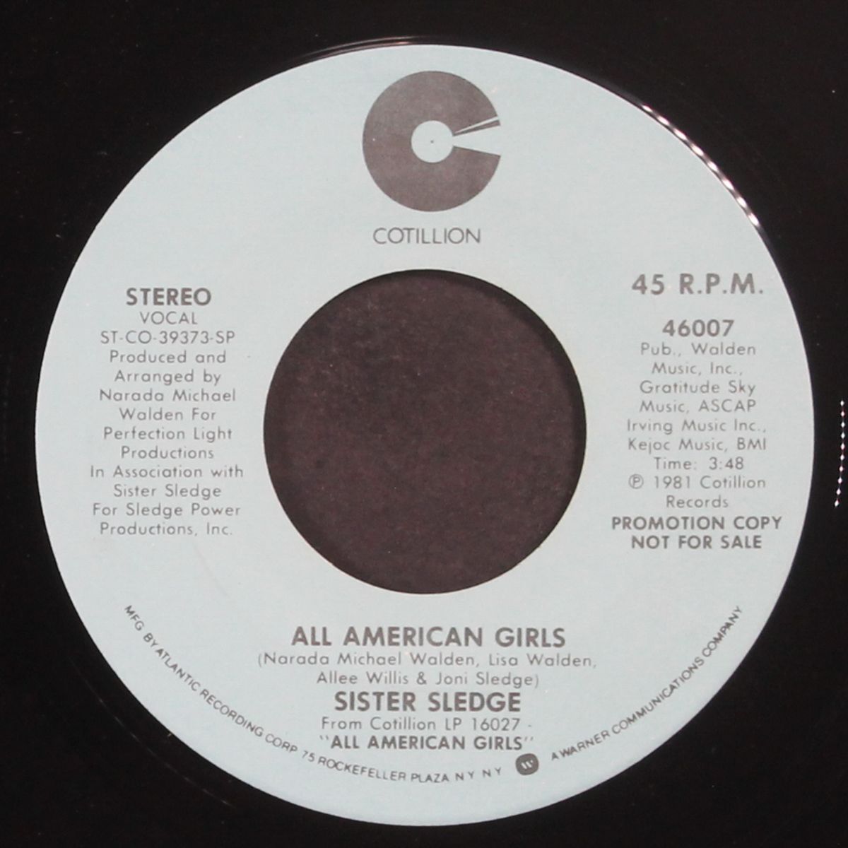 all american girls / mono by SISTER SLEDGE
