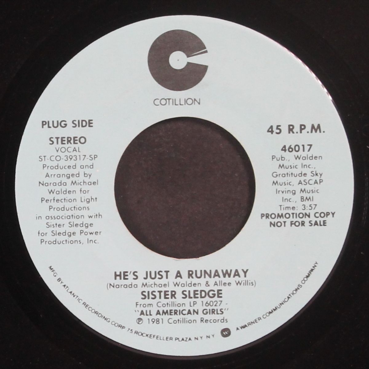 he's just a runaway / short by SISTER SLEDGE