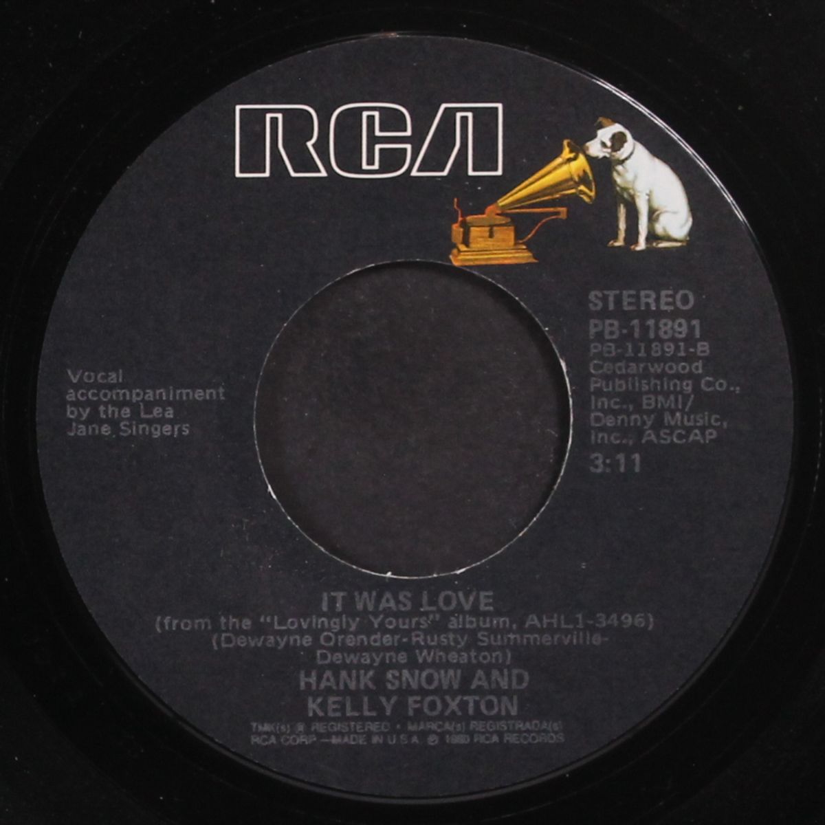 hasn't it been good together by HANK SNOW & KELLY FOXTON