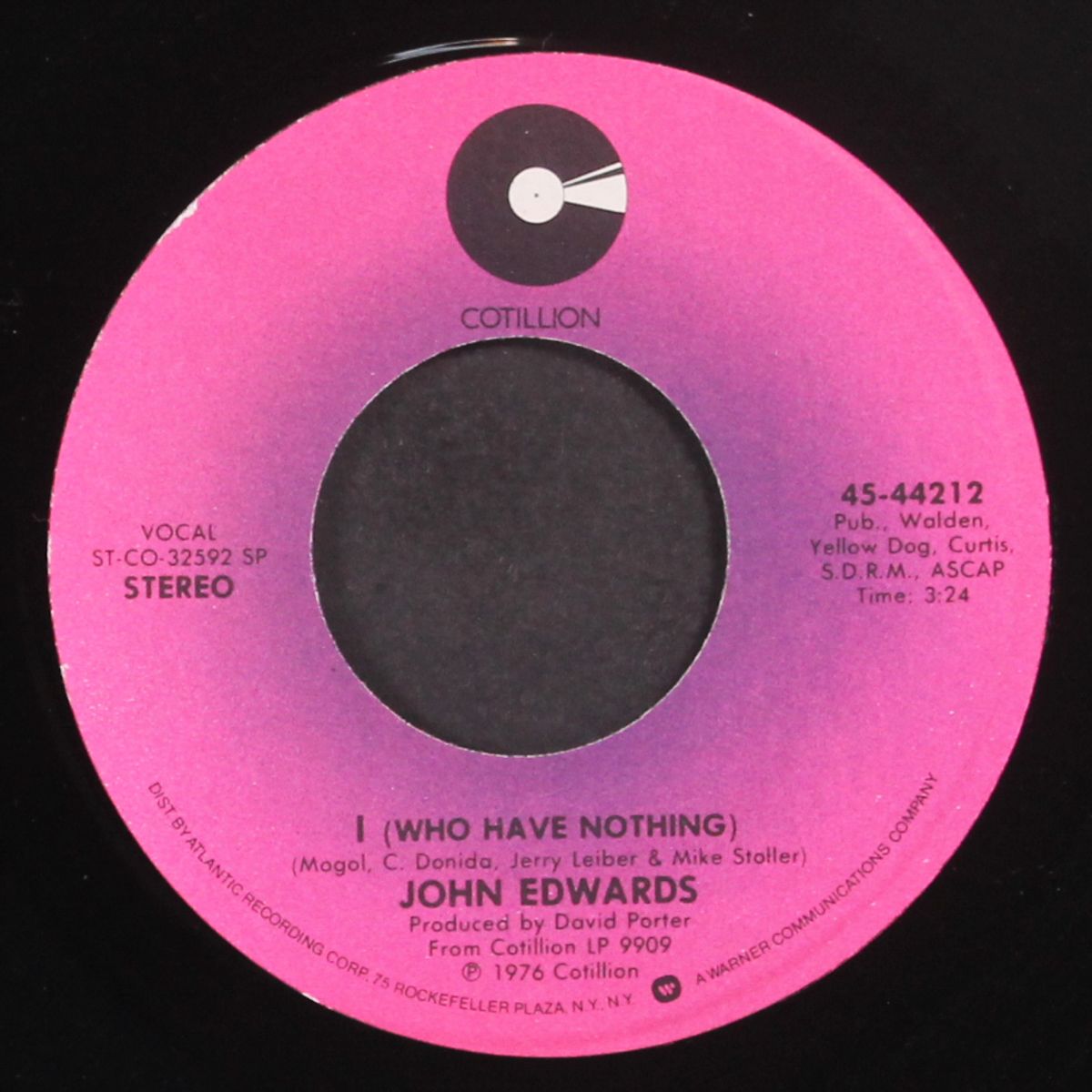 i (who have nothing) / nobody, but you by JOHN EDWARDS