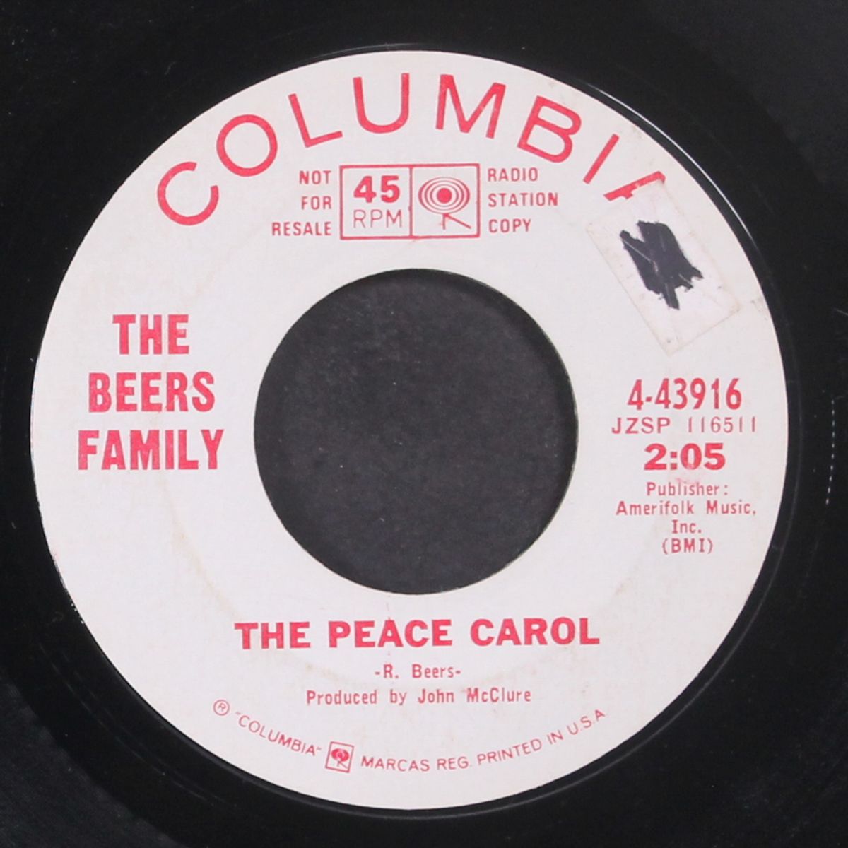 three little drummers / peace carol by BEERS FAMILY