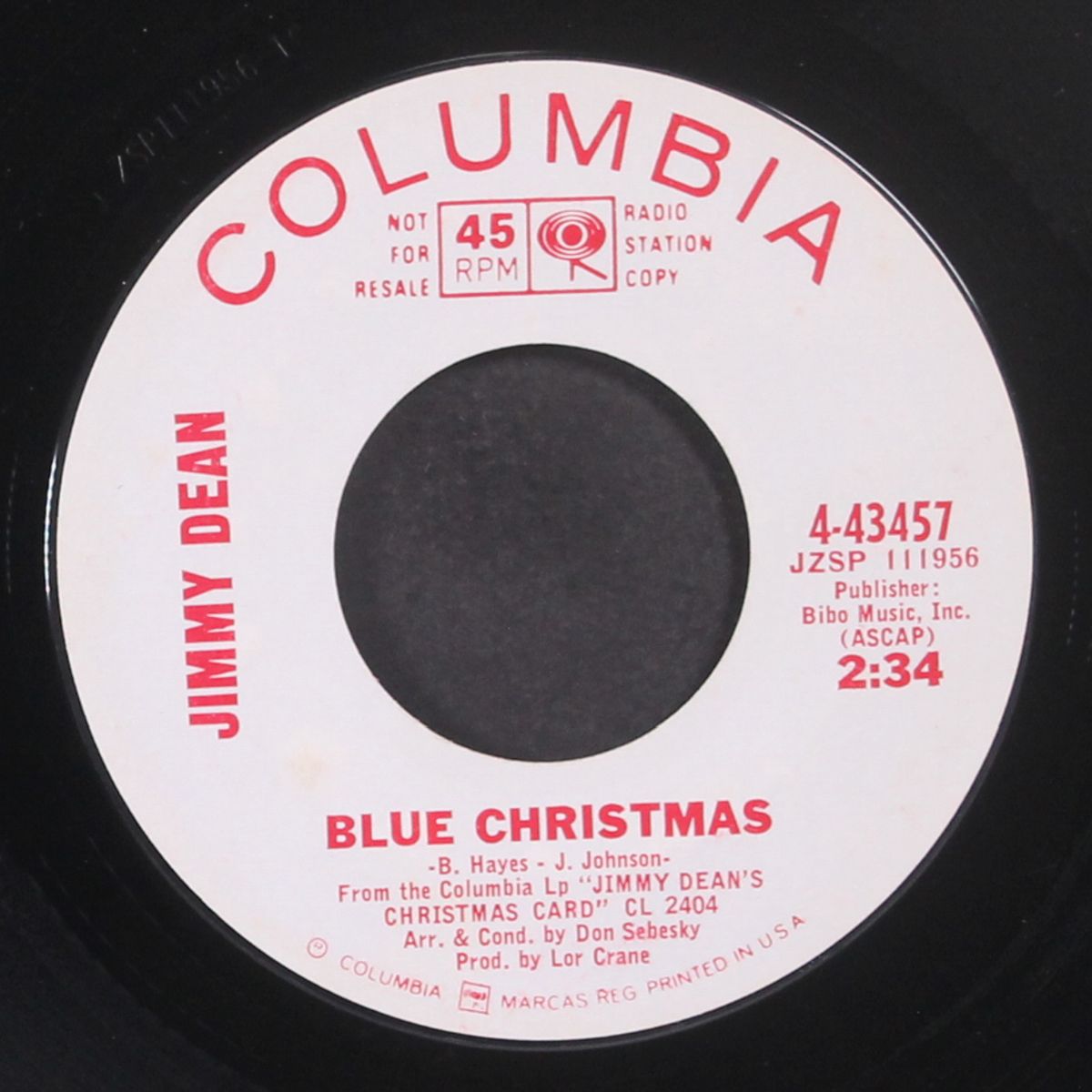 blue christmas / yes, patricia, there is a santa claus by JIMMY DEAN
