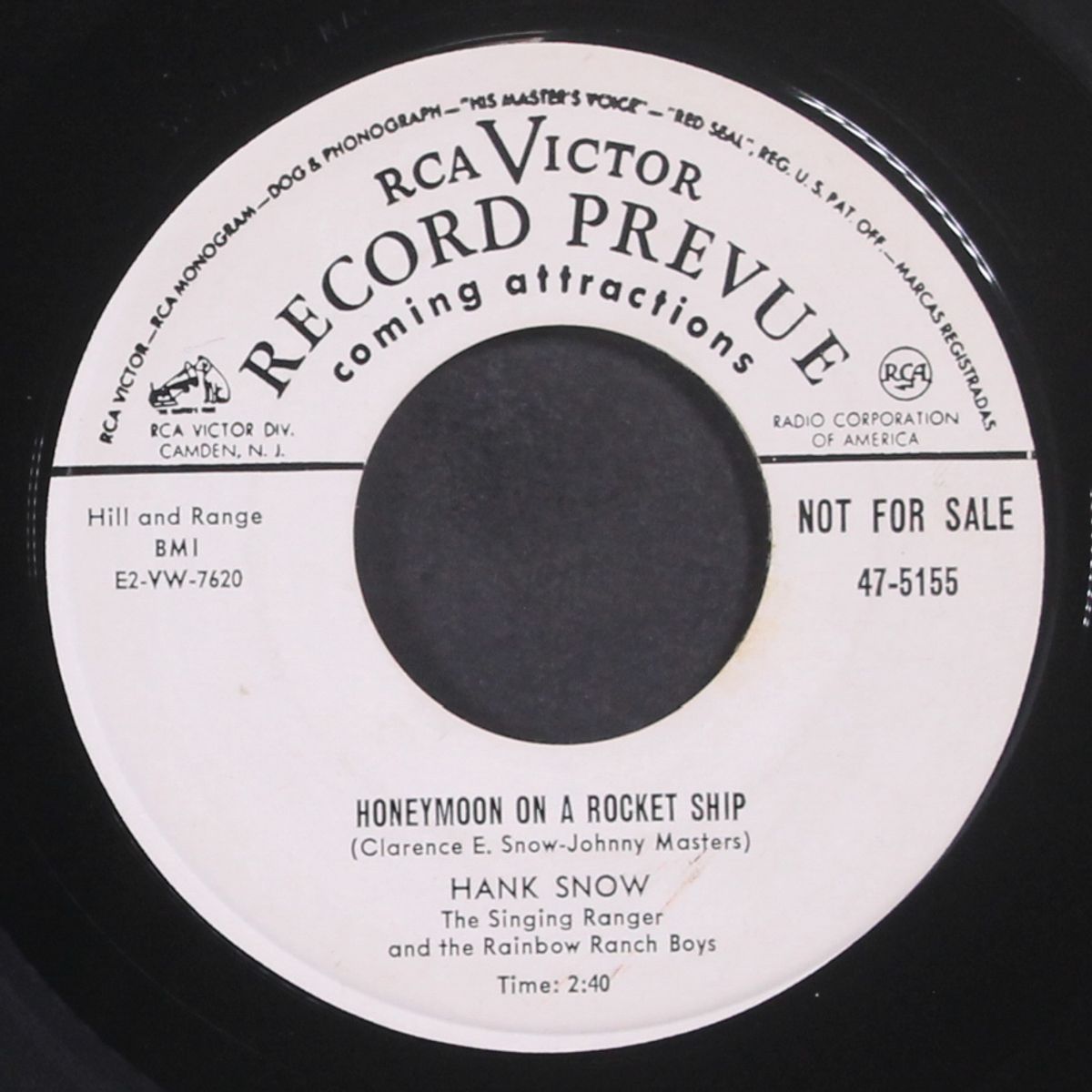 there wasn't an organ at our wedding by HANK SNOW