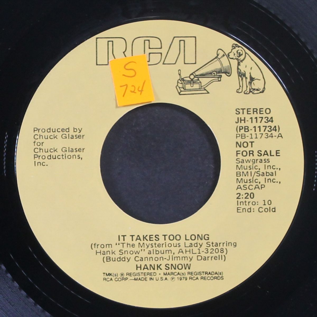 it takes too long by HANK SNOW