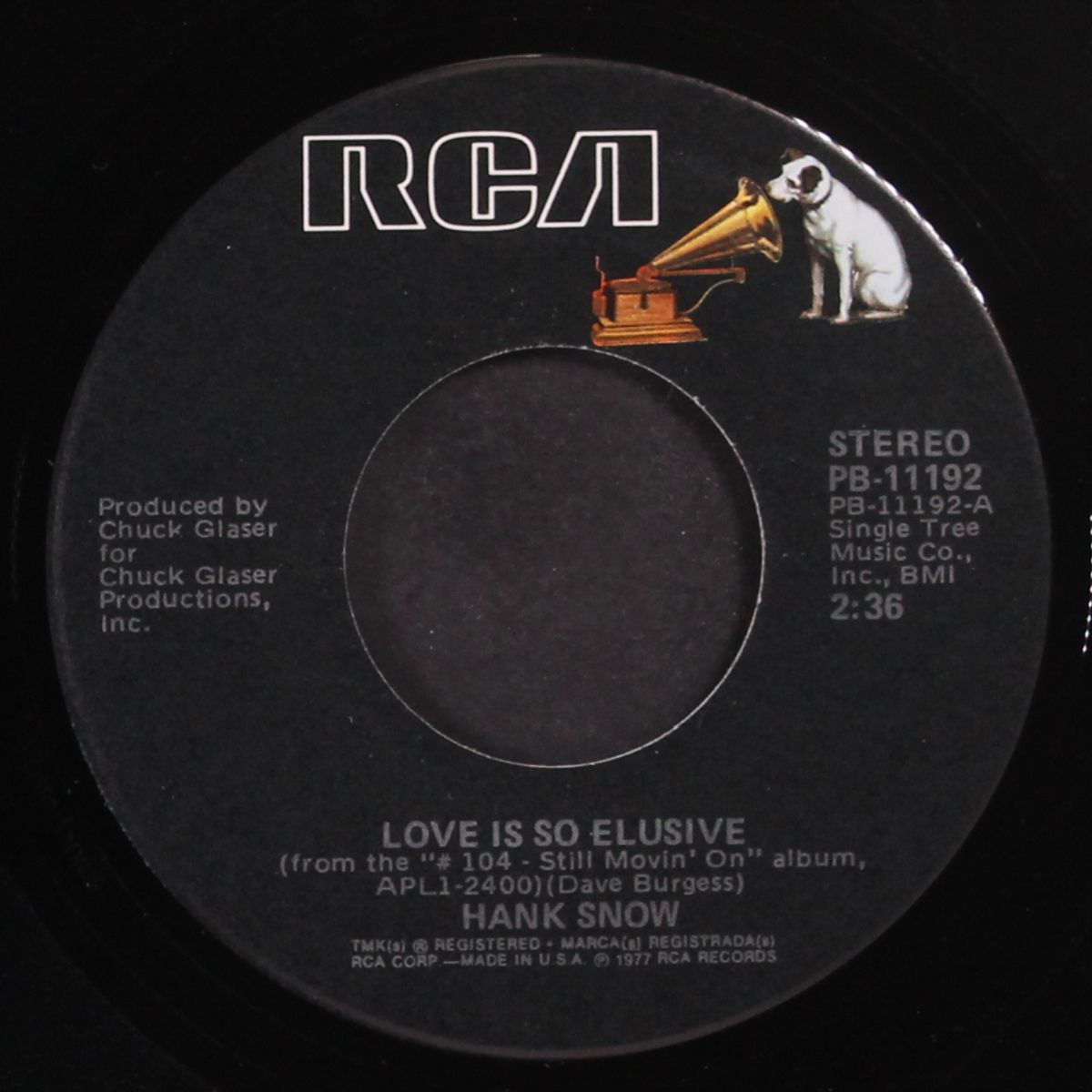 love is so elusive by HANK SNOW