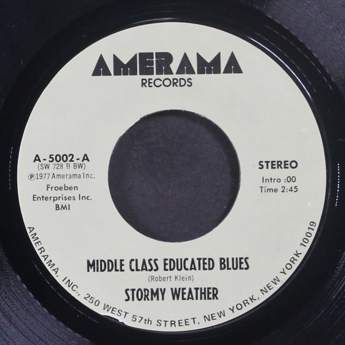 middle class educated blues / people get ready by STORMY WEATHER