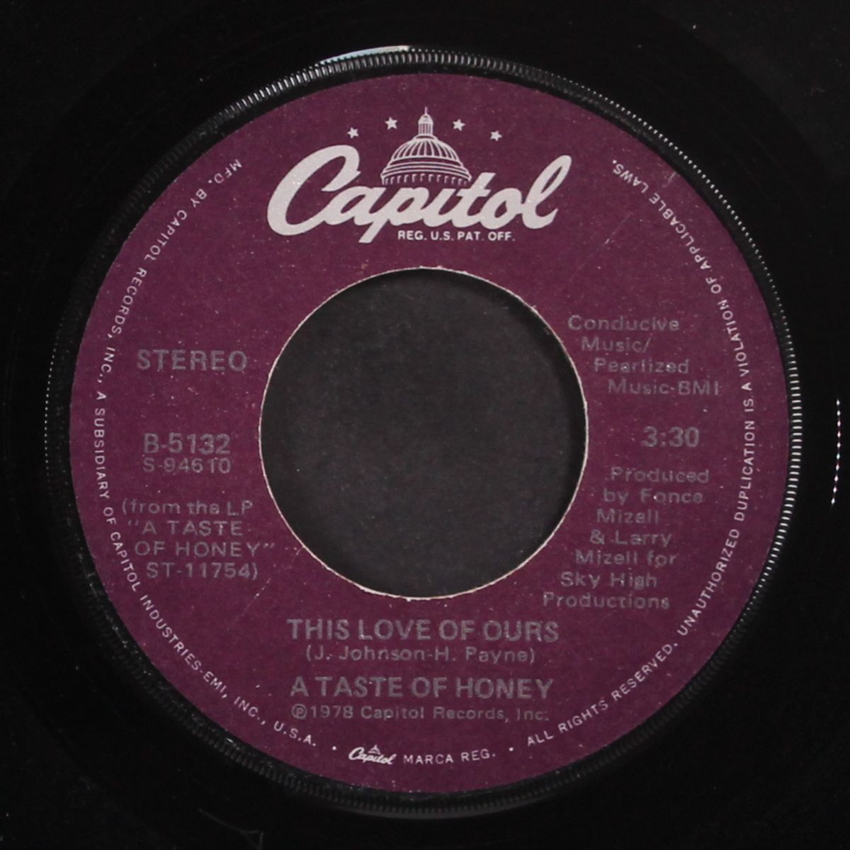 we've got the groove / this love of ours by A TASTE OF HONEY